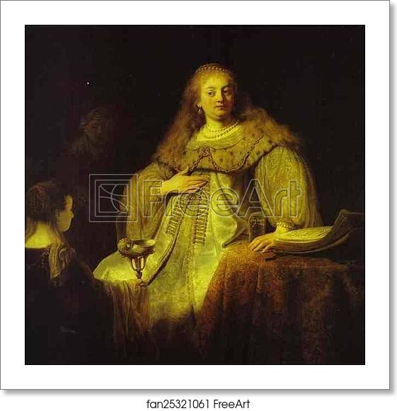 Free art print of Artemisia by Rembrandt Harmenszoon Van Rijn Free art print of Artemisia by Rembrandt Harmenszoon Van Rijn