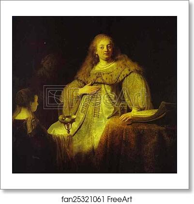 Free art print of Artemisia by Rembrandt Harmenszoon Van Rijn