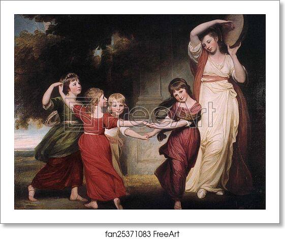 Free art print of The Levenson-Gower Children by George Romney Free art print of The Levenson-Gower Children by George Romney