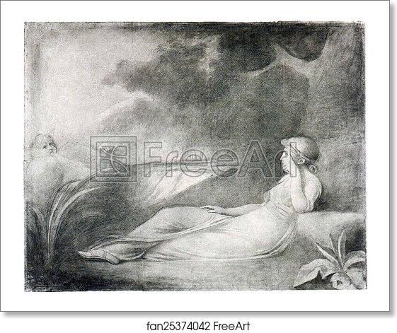 Free art print of Psyche Blown by Zephyr by George Romney Free art print of Psyche Blown by Zephyr by George Romney