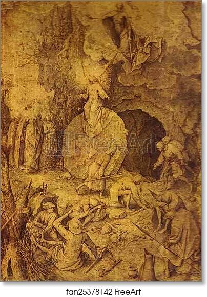 Free art print of The Resurrection of Christ by Pieter Bruegel The Elder