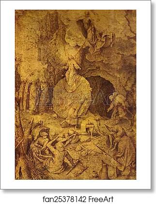 Free art print of The Resurrection of Christ by Pieter Bruegel The Elder