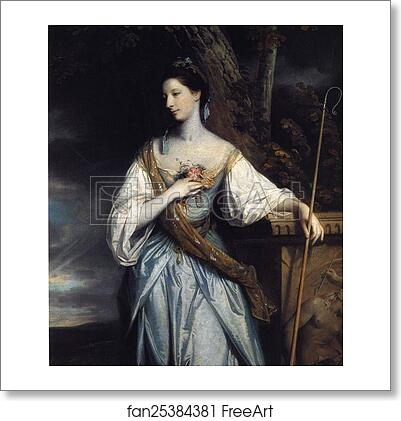 Free art print of Anne Dashwood by Sir Joshua Reynolds