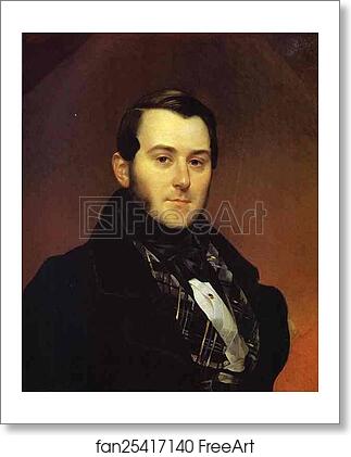 Free art print of Portrait of I. A. Beck by Karl Brulloff Free art print of Portrait of I. A. Beck by Karl Brulloff