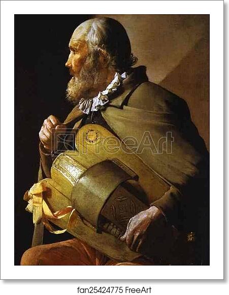 Free art print of Hurdy-Gurdy Player by Georges De La Tour Free art print of Hurdy-Gurdy Player by Georges De La Tour