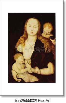 Free art print of Virgin and Child by Hans Baldung, Called Grien