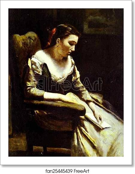 Free art print of The Letter by Jean-Baptiste-Camille Corot Free art print of The Letter by Jean-Baptiste-Camille Corot