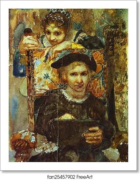 Free art print of Hamlet and Ophelia by Mikhail Vrubel Free art print of Hamlet and Ophelia by Mikhail Vrubel