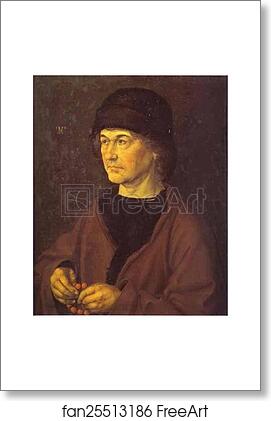 Free art print of Portrait of Durer's Father by Albrecht Dürer