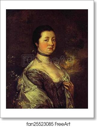 Free art print of The Artist's Wife by Thomas Gainsborough