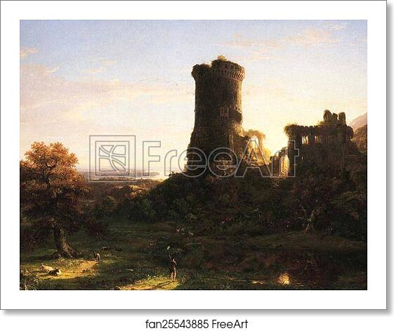 Free art print of The Present by Thomas Cole Free art print of The Present by Thomas Cole