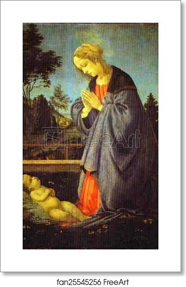 Free art print of The Adoration of the Child by Filippino Lippi Free art print of The Adoration of the Child by Filippino Lippi