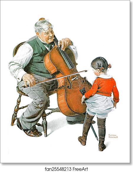 Free art print of A Meeting of Minds by Norman Rockwell