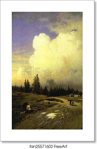 Free art print of After a Thunderstorm by Feodor Vasilyev