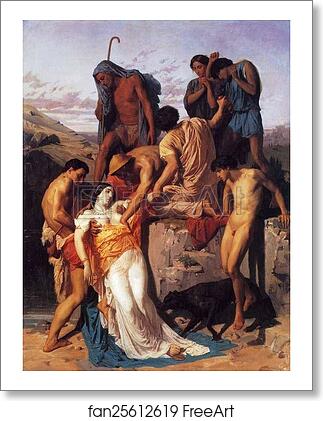 Free art print of Zenobia Found by Shepherds on the Banks of the Araxes by William-Adolphe Bouguereau