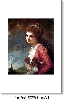 Free art print of Lady Hamilton as Nature by George Romney