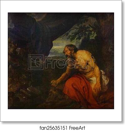 Free art print of St. Jerome by Peter Paul Rubens
