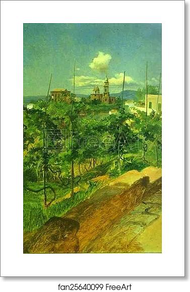Free art print of Vineyard at Vico by Nikolay Gay Free art print of Vineyard at Vico by Nikolay Gay