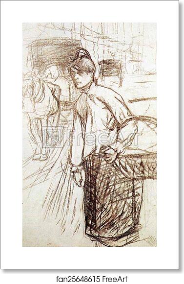 Free art print of Study for the Laundress by Henri De Toulouse-Lautrec Free art print of Study for the Laundress by Henri De Toulouse-Lautrec