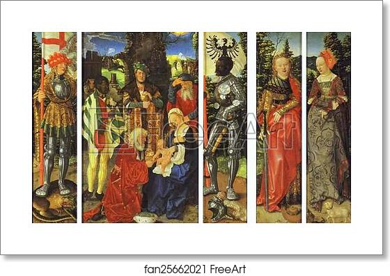Free art print of The Three Kings Altarpiece by Hans Baldung, Called Grien Free art print of The Three Kings Altarpiece by Hans Baldung, Called Grien