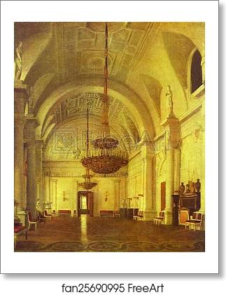 Free art print of The White Hall in the Winter Palace by Sergey Zaryanko