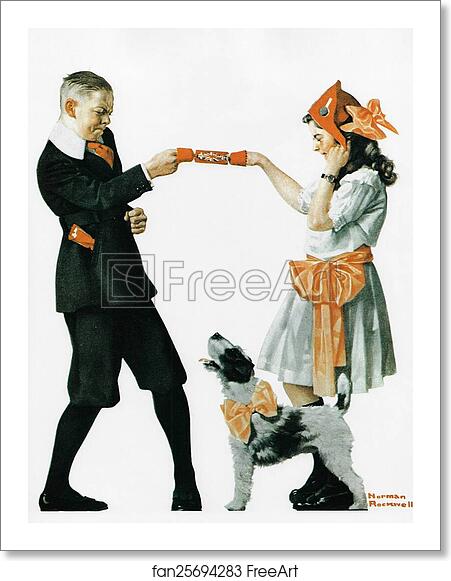 Free art print of The Party Favour by Norman Rockwell Free art print of The Party Favour by Norman Rockwell
