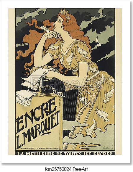 Free art print of L' "Encre Marquet". by Eugène Grasset Free art print of L' "Encre Marquet". by Eugène Grasset