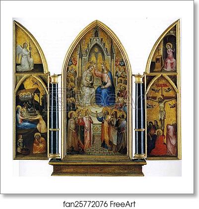 Free art print of The Coronation of the Virgin among Saints and Angels by Giusto De’ Menabuoi