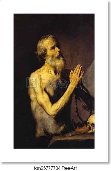 Free art print of Saint Onuphrius by Jusepe De Ribera