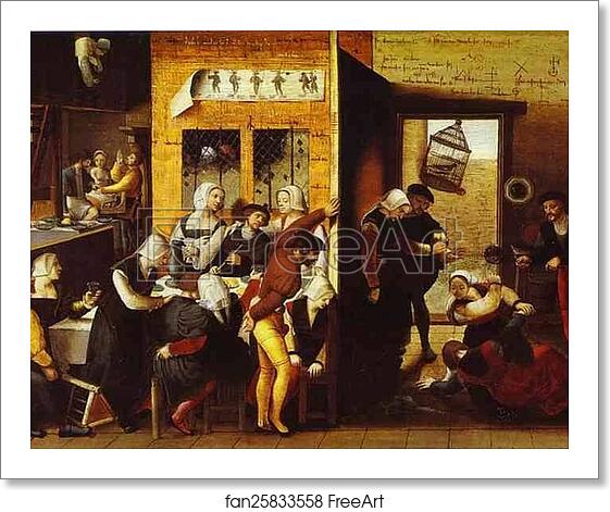 Free art print of Merry Company (Prodigal Son) by Jan Sanders Van Hemessen Free art print of Merry Company (Prodigal Son) by Jan Sanders Van Hemessen
