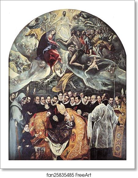 Free art print of The Burial of Count Orgaz by El Greco Free art print of The Burial of Count Orgaz by El Greco