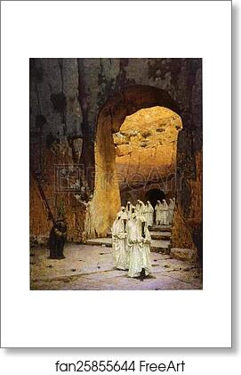 Free art print of Jerusalem. Kings' Tombs by Vasily Vereshchagin