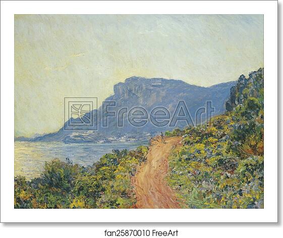 Free art print of La Corniche near Monaco by Claude Monet Free art print of La Corniche near Monaco by Claude Monet