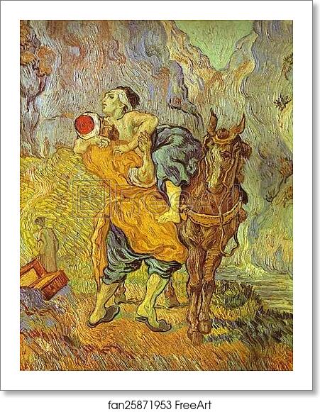 Free art print of The Good Samaritan (After Delacroix). Auvers-sur-Oise by Vincent Van Gogh Free art print of The Good Samaritan (After Delacroix). Auvers-sur-Oise by Vincent Van Gogh