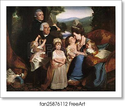 Free art print of The Copley Family by John Singleton Copley