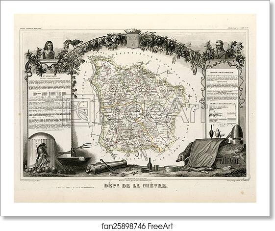 Free art print of Dépt. de la Nièvre (région du Centre) by Victor Jules Levasseur Free art print of Dépt. de la Nièvre (région du Centre) by Victor Jules Levasseur
