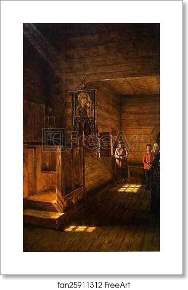 Free art print of Interior of the Church of St. John the Evangelist on the Ishna near Rostov Yaroslavsky by Vasily Vereshchagin Free art print of Interior of the Church of St. John the Evangelist on the Ishna near Rostov Yaroslavsky by Vasily Vereshchagin
