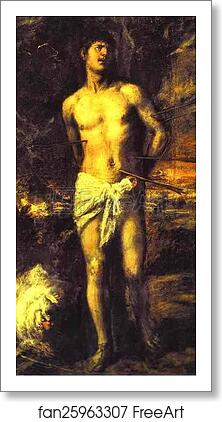 Free art print of St. Sebastian by Titian