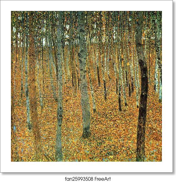 Free art print of Beech Grove I by Gustav Klimt Free art print of Beech Grove I by Gustav Klimt