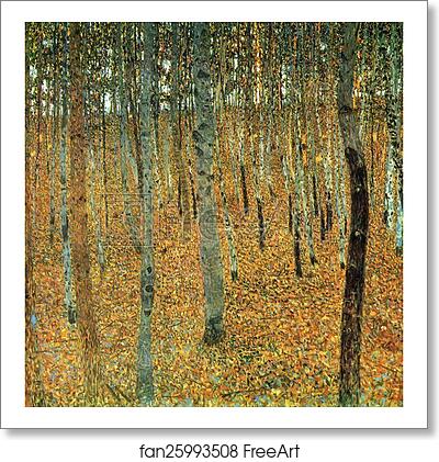 Free art print of Beech Grove I by Gustav Klimt Free art print of Beech Grove I by Gustav Klimt
