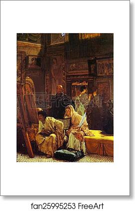 Free art print of A Picture Gallery by Sir Lawrence Alma-Tadema