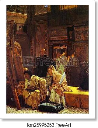 Free art print of A Picture Gallery by Sir Lawrence Alma-Tadema Free art print of A Picture Gallery by Sir Lawrence Alma-Tadema