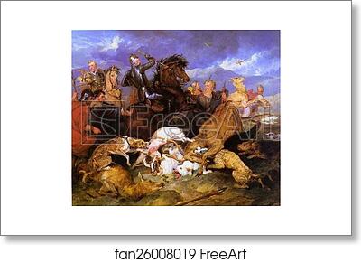 Free art print of The Hunting of Chevy Chase by Sir Edwin Landseer Free art print of The Hunting of Chevy Chase by Sir Edwin Landseer