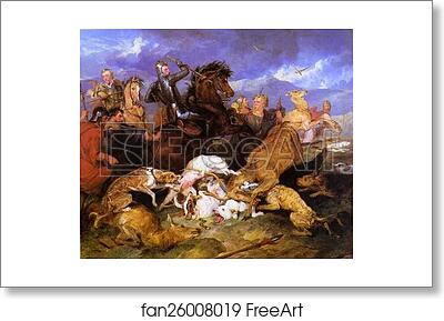 Free art print of The Hunting of Chevy Chase by Sir Edwin Landseer Free art print of The Hunting of Chevy Chase by Sir Edwin Landseer