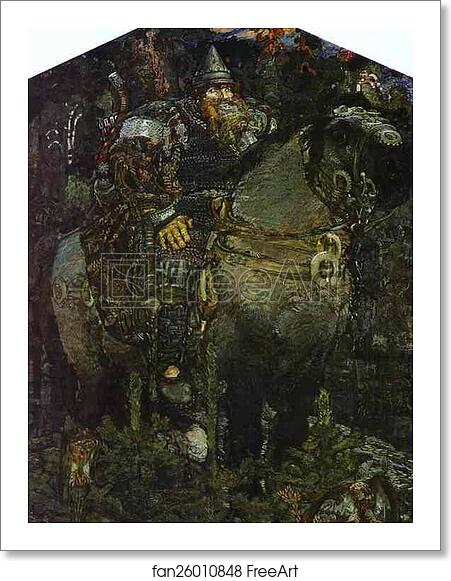 Free art print of The Bogatyr (Hero) by Mikhail Vrubel Free art print of The Bogatyr (Hero) by Mikhail Vrubel