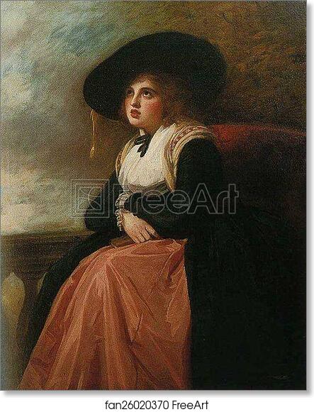 Free art print of Emma in Morning Dress by George Romney