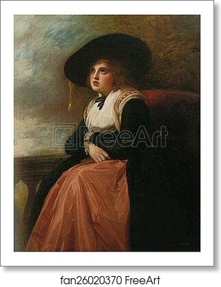 Free art print of Emma in Morning Dress by George Romney