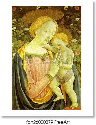 Free art print of Madonna and Child by Domenico Veneziano