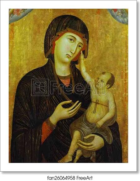 Free art print of Crevole Madonna by Duccio Di Buoninsegna