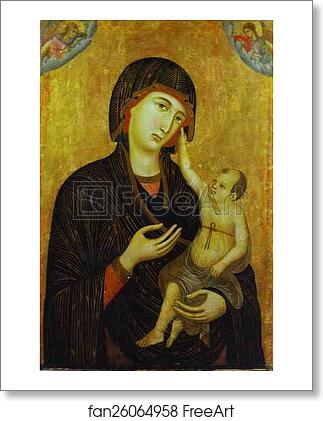 Free art print of Crevole Madonna by Duccio Di Buoninsegna